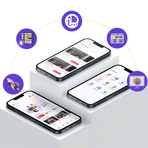 طراحی اپلیکیشن فروشگاهی حرفه ای در استودیو نگین وبلند