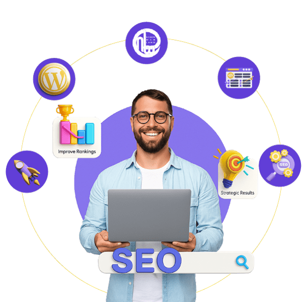 خدمات سئو سایت شرکتی تخصصی در استودیو نگین وب لند