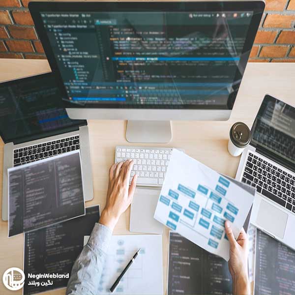 طراحی وب سایت خدماتی با برنامه نویسی