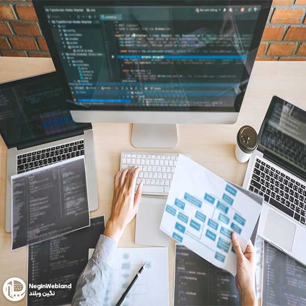 امکانات طراحی سایت با کدنویسی در استودیو نگین وبلند